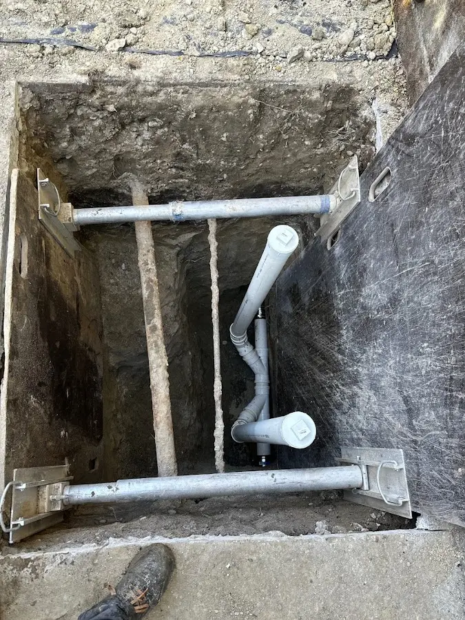 Experienced plumber completing Gas Line Repair work in Stanley